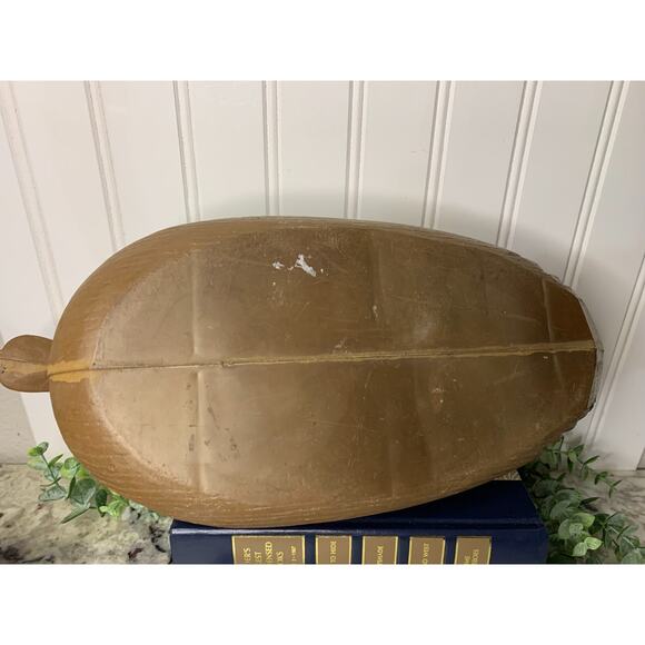 Plastic Duck Decoy Planter Brown 13"x7"x6" Rustic Country Farmhouse Hunting - Picture 5 of 5